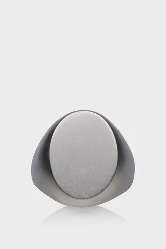 Maison Margiela Chevalier ring Polished palladio online