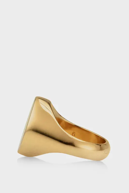 Maison Margiela CHEVALIERE SIGNET RING Gold online