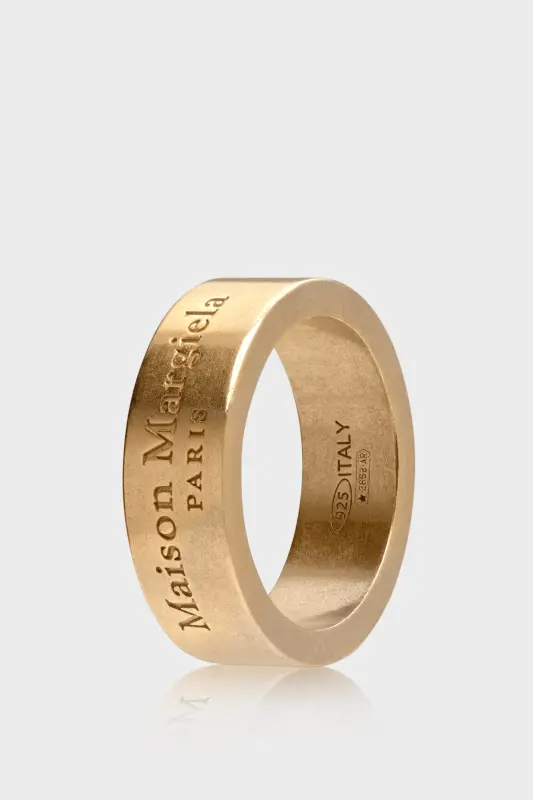 Maison Margiela Gold-toned Silver Wide Ring Yellow gold online