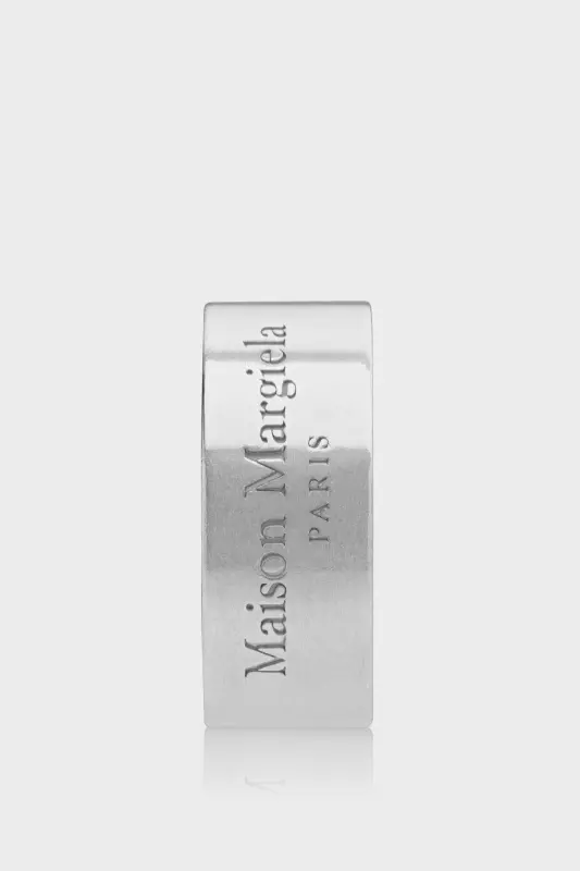 Maison Margiela Logo Ring Yellow Polished palladio online