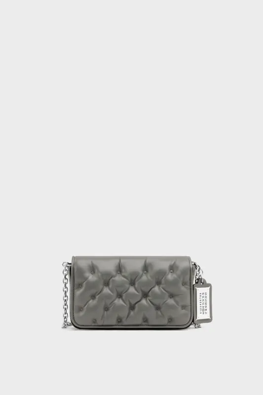 Maison Margiela GLAM SLAM EMBROIDERY FLAP MINI Pebble grey online