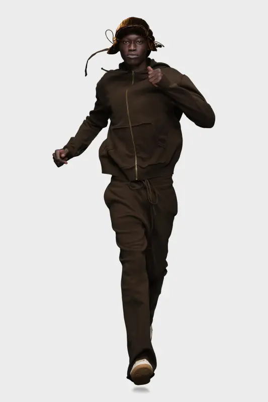 Maison Margiela Décortiqué cashmere knit hoodie Tapenade online