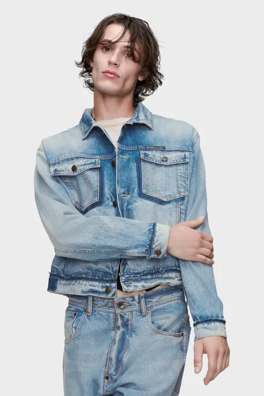 Maison Margiela Denim caban Blue Wash online