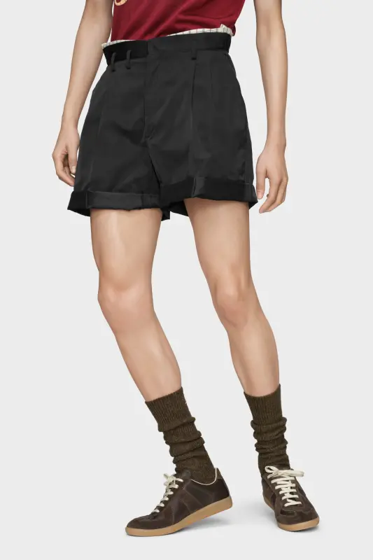Maison Margiela Mens Black Tailored Shorts Black online