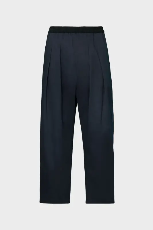 Maison Margiela Mens Blue Cotton Trousers Dark Blue online