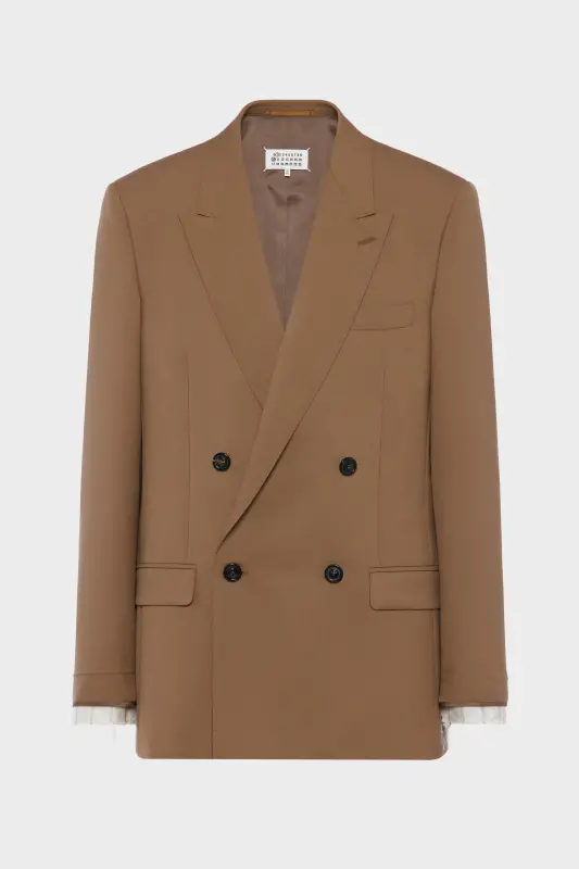 Maison Margiela Wool Tailored Jacket Cognac online