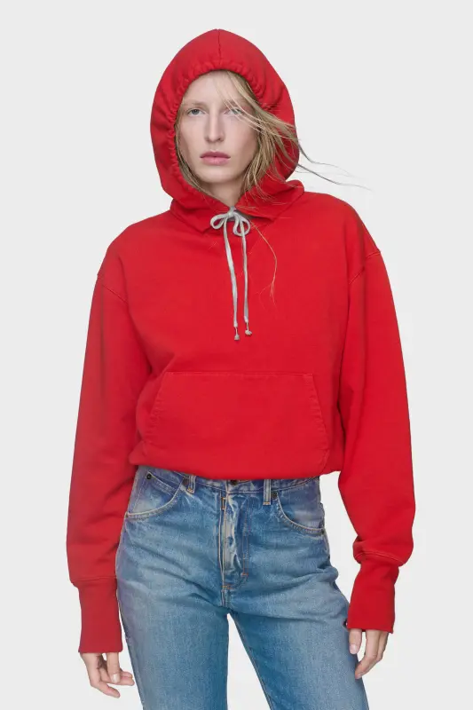 Maison Margiela Cotton hooded sweatshirt Red online