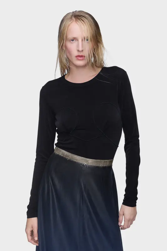 Maison Margiela Long-sleeved T-shirt Black online