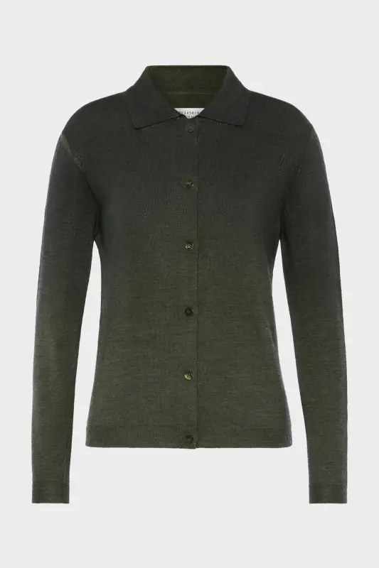 Maison Margiela Wool-blend cardigan Green online