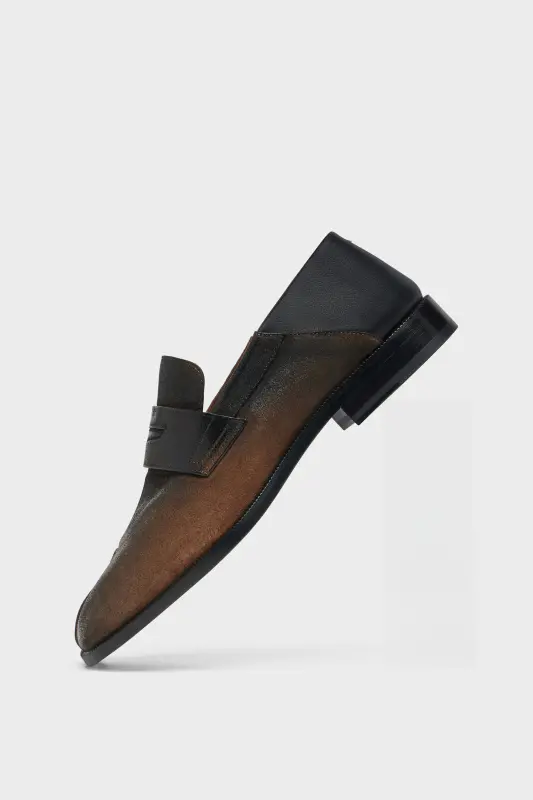 Maison Margiela TABI CITY LOAFERS BABOUCHE Brown and Black online