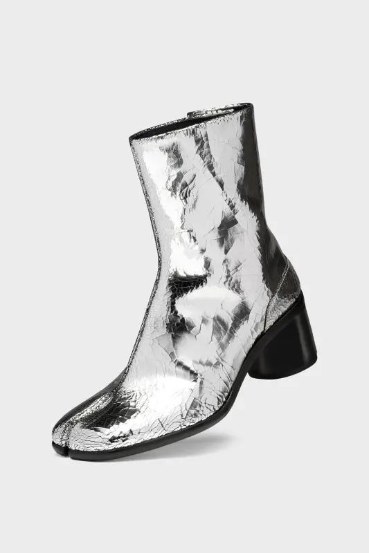 Maison Margiela Tabi Mirror Boots Silver Silver online