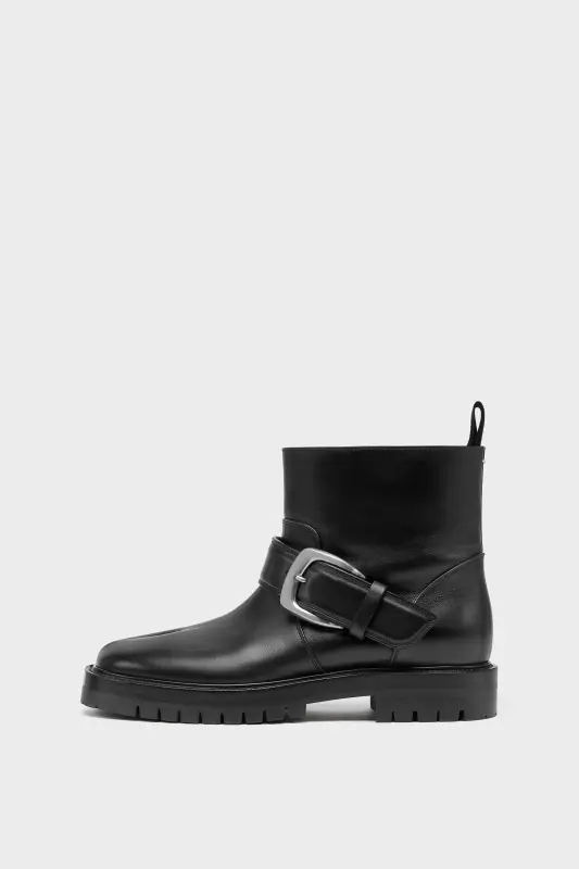 Maison Margiela TABI COUNTY BUCKLE ANKLE BOOT Black online