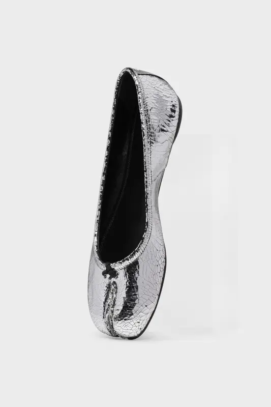 Maison Margiela Tabi Mirror Ballerina Shoes Silver Silver Maison Margiela Tabi Mirror Ballerina Shoes Silver Silver online